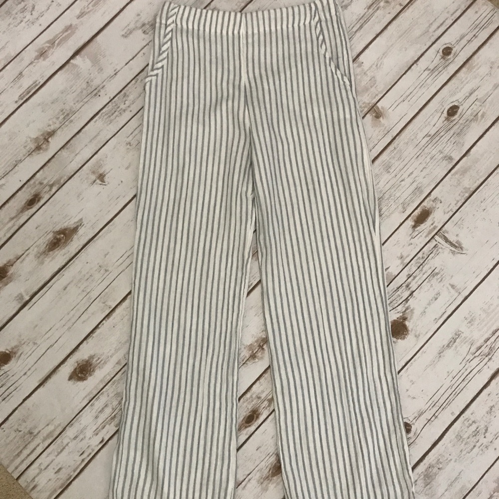 ✨only S left⬇️✨ White Stripe Pants - Picture 6 of 8